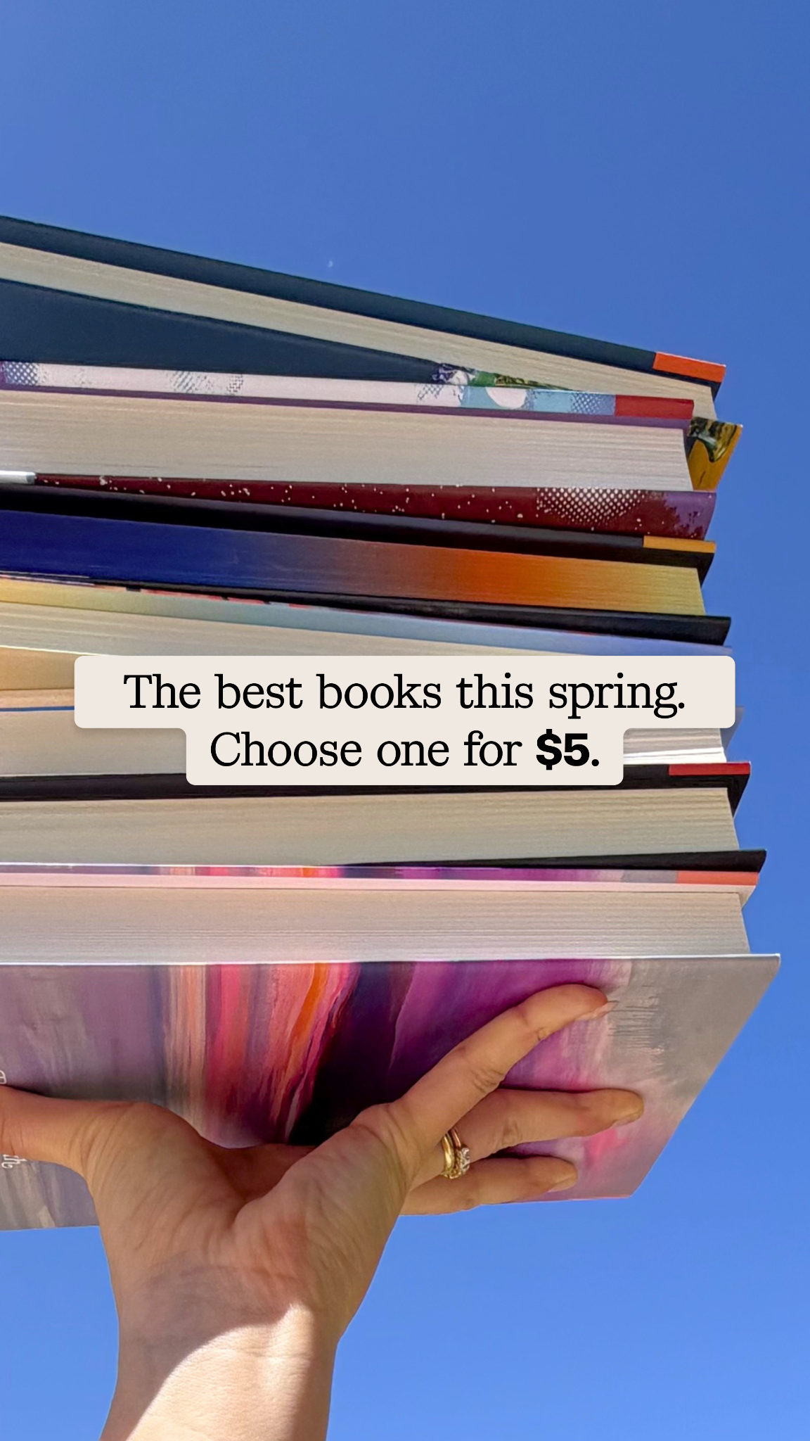 Books Facebook ad example 28: 100 years of good books.