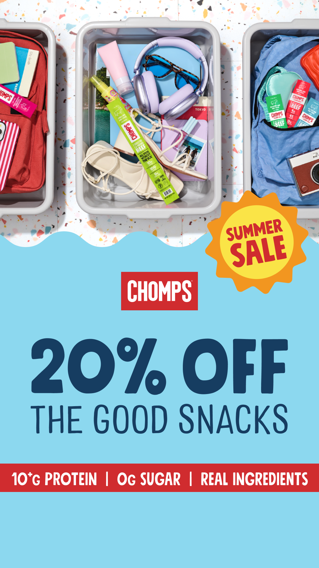 Food & Drink Facebook ad example 10: Stock-up and Save 20% Off EVERYTHING